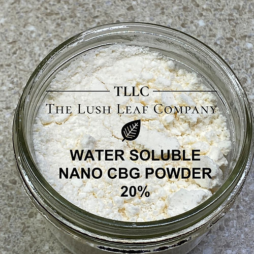 Bulk Water Soluble 20% CBG Nano Powder (50G / 100G / 500G / 1 KG)
