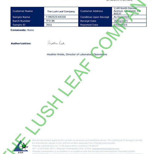 Bulk Broad Spectrum CBD Distillate (BS0) (1KG Pricing)