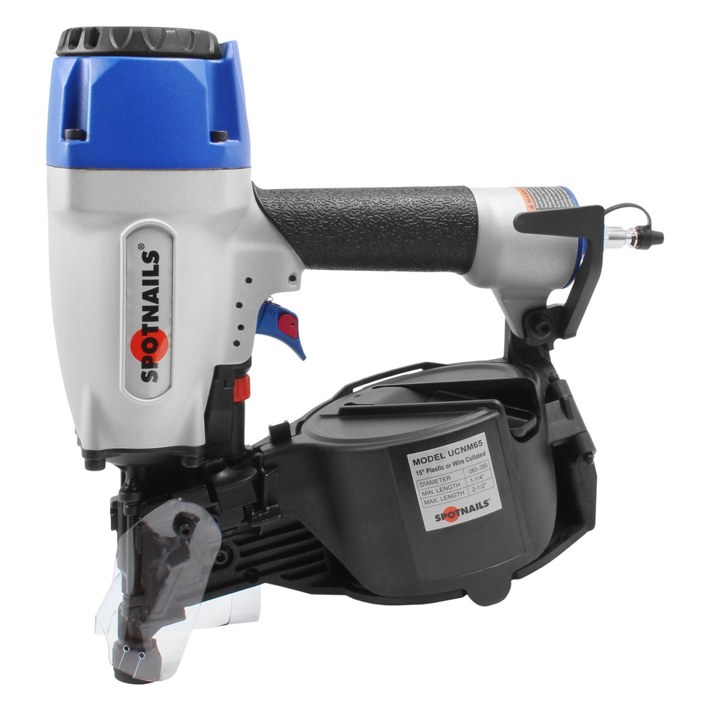15 Degree .083 - .099 Dia. Wire Or Plastic Coil Nailer (1-1/4” – 2-1/2”)