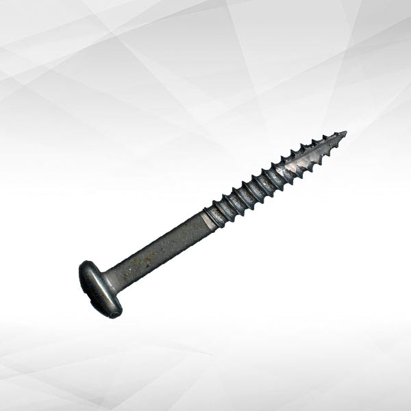 Face Frame Screw, Pan Head Type-17 Point, 2/3rd Thread Black Oxide