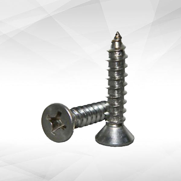 Phillips Flat Head Sheet Metal Screws Zinc